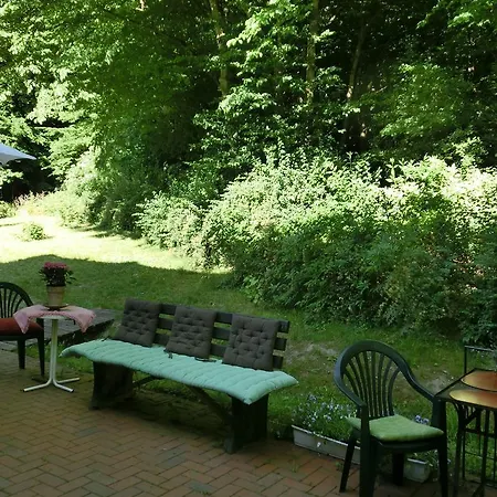 Villa Weisses Haus Am Kurpark - Gartenblick